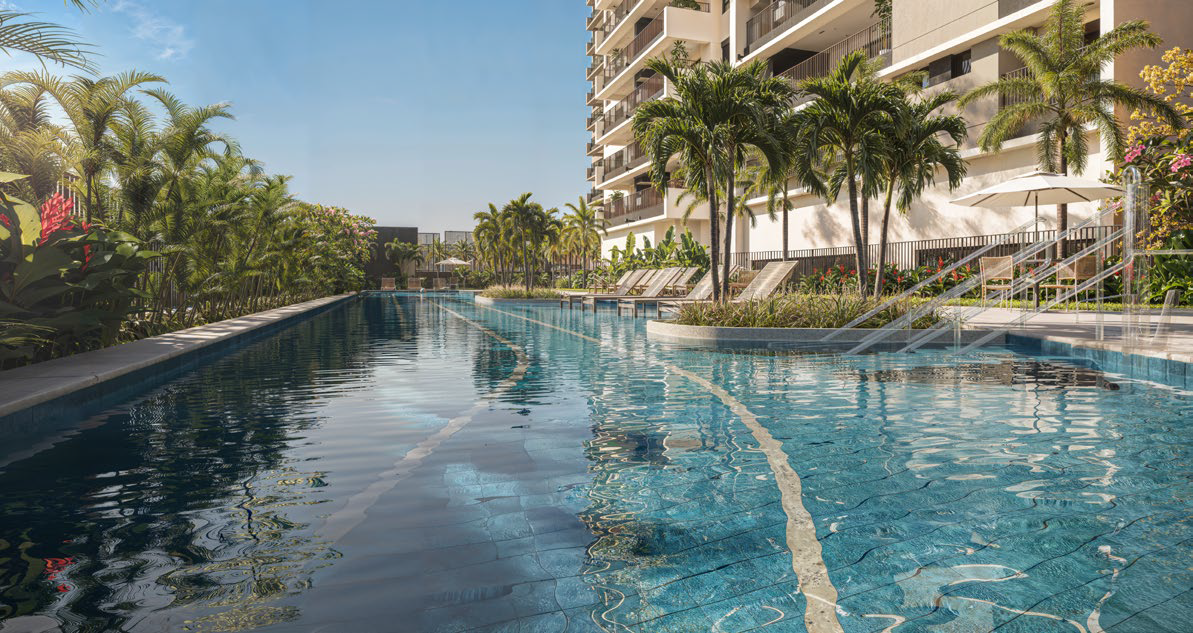 Piscina adulto com raia de 25 metros
